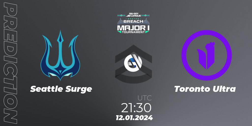 Seattle Surge - Toronto Ultra: ennuste. 12.01.2024 at 21:30, Call of Duty, Call of Duty League 2024: Stage 1 Major Qualifiers