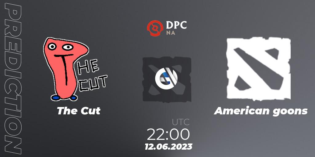 The Cut - American goons: ennuste. 12.06.2023 at 21:56, Dota 2, DPC 2023 Tour 3: NA Division II (Lower)