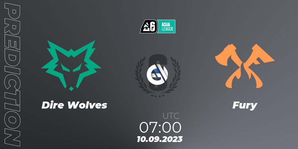Dire Wolves - Fury: ennuste. 10.09.23, Rainbow Six, SEA League 2023 - Stage 2