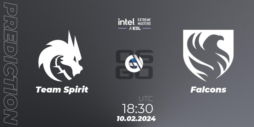 Team Spirit - Falcons: ennuste. 10.02.24, CS2 (CS:GO), IEM Katowice 2024