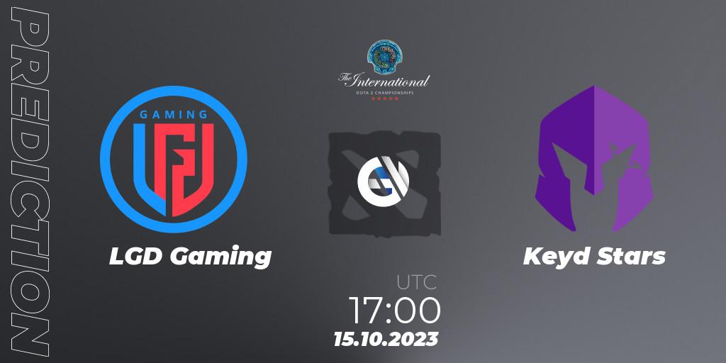 LGD Gaming - Keyd Stars: ennuste. 15.10.23, Dota 2, The International 2023 - Group Stage
