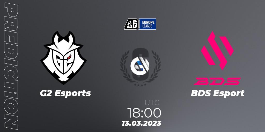 G2 Esports - BDS Esport: ennuste. 13.03.23, Rainbow Six, Europe League 2023 - Stage 1