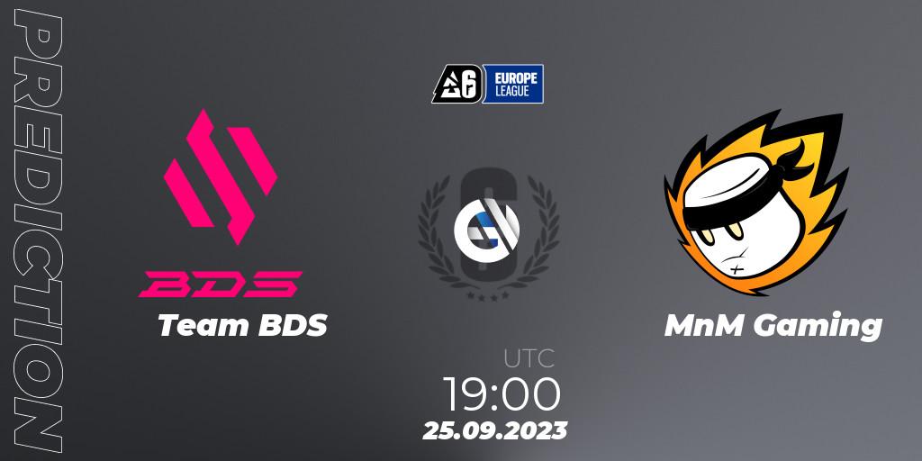 Team BDS - MnM Gaming: ennuste. 25.09.23, Rainbow Six, Europe League 2023 - Stage 2