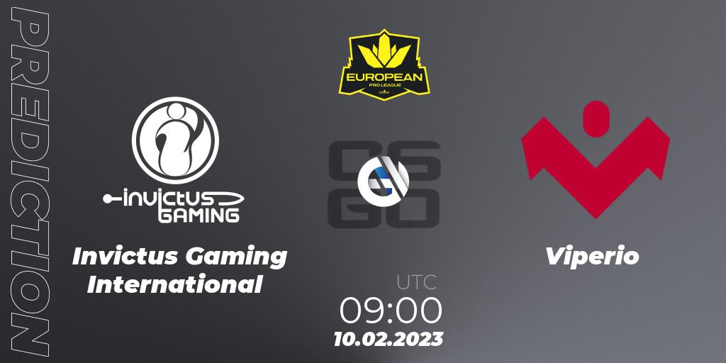 Invictus Gaming International - Viperio: ennuste. 10.02.23, CS2 (CS:GO), European Pro League Season 6: Division 2