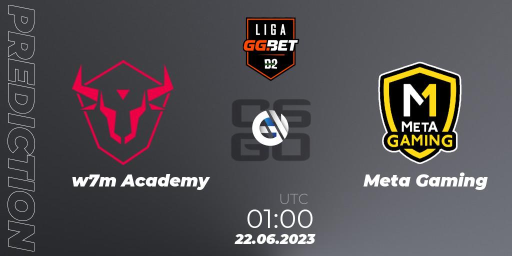 w7m Academy - Meta Gaming Brasil: ennuste. 22.06.2023 at 01:00, Counter-Strike (CS2), Dust2 Brasil Liga Season 1