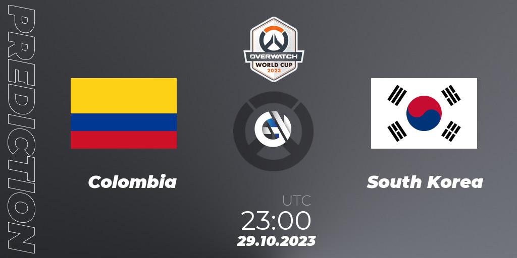 Colombia - South Korea: ennuste. 29.10.23, Overwatch, Overwatch World Cup 2023