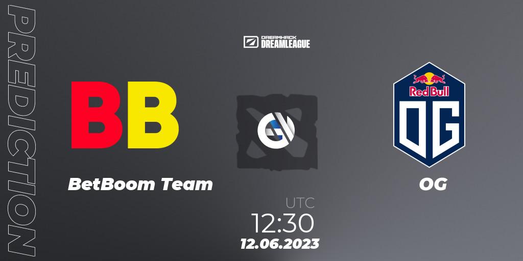 BetBoom Team - OG: ennuste. 12.06.23, Dota 2, DreamLeague Season 20 - Group Stage 1