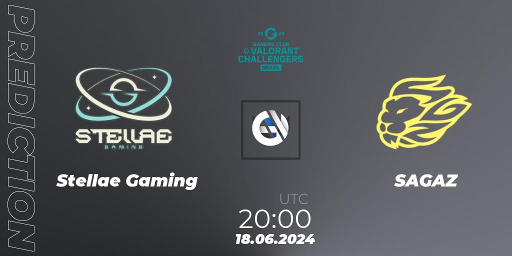 Stellae Gaming - SAGAZ: ennuste. 20.06.2024 at 20:00, VALORANT, VALORANT Challengers 2024 Brazil: Split 2