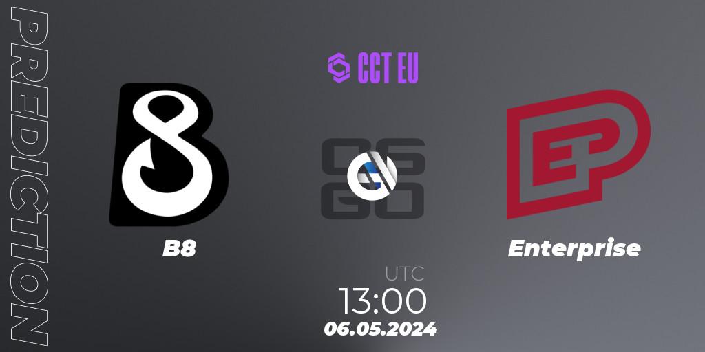 B8 - Enterprise: ennuste. 06.05.24, CS2 (CS:GO), CCT Season 2 Europe Series 2 