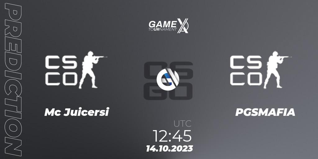 Mc Juicersi - PGSMAFIA: ennuste. 14.10.2023 at 12:45, Counter-Strike (CS2), GameX 2023