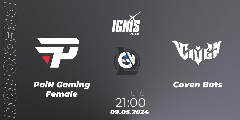 PaiN Gaming Female - Coven Bats: ennuste. 09.05.2024 at 21:00, LoL, Ignis Cup Split 1 2023