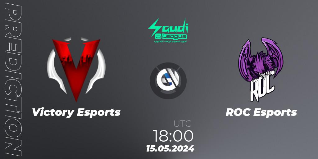 Victory Esports - ROC Esports: ennuste. 15.05.2024 at 18:00, Overwatch, Saudi eLeague 2024 - Major 2 Phase 1