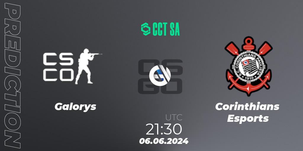Galorys - Corinthians Esports: ennuste. 06.06.2024 at 21:00, Counter-Strike (CS2), CCT Season 2 South America Series 1