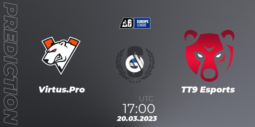Virtus.Pro - TT9 Esports: ennuste. 20.03.23, Rainbow Six, Europe League 2023 - Stage 1