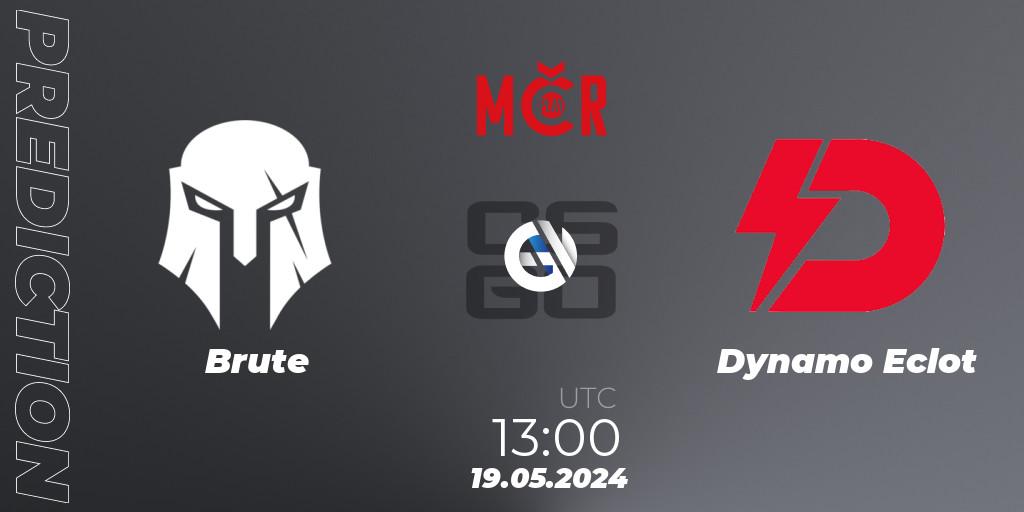 Brute - Dynamo Eclot: ennuste. 19.05.2024 at 13:00, Counter-Strike (CS2), Tipsport Cup Spring 2024: Online Stage