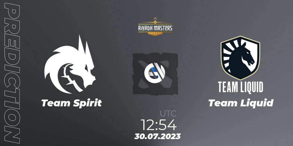 Team Spirit - Team Liquid: ennuste. 30.07.23, Dota 2, Riyadh Masters 2023