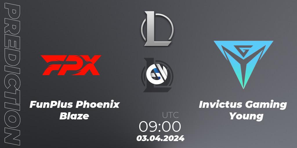 FunPlus Phoenix Blaze - Invictus Gaming Young: ennuste. 03.04.24, LoL, LDL 2024 - Stage 1