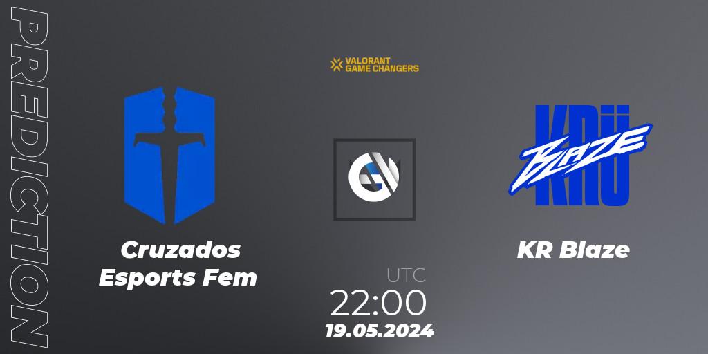  Cruzados Esports Fem - KRÜ Blaze: ennuste. 19.05.2024 at 22:00, VALORANT, VCT 2024: Game Changers LAS - Opening
