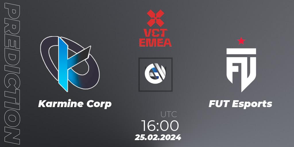 Karmine Corp - FUT Esports: ennuste. 25.02.24, VALORANT, VCT 2024: EMEA Kickoff