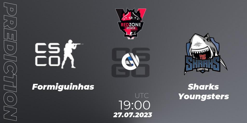Formiguinhas - Sharks Youngsters: ennuste. 27.07.2023 at 21:00, Counter-Strike (CS2), RedZone PRO League Season 5