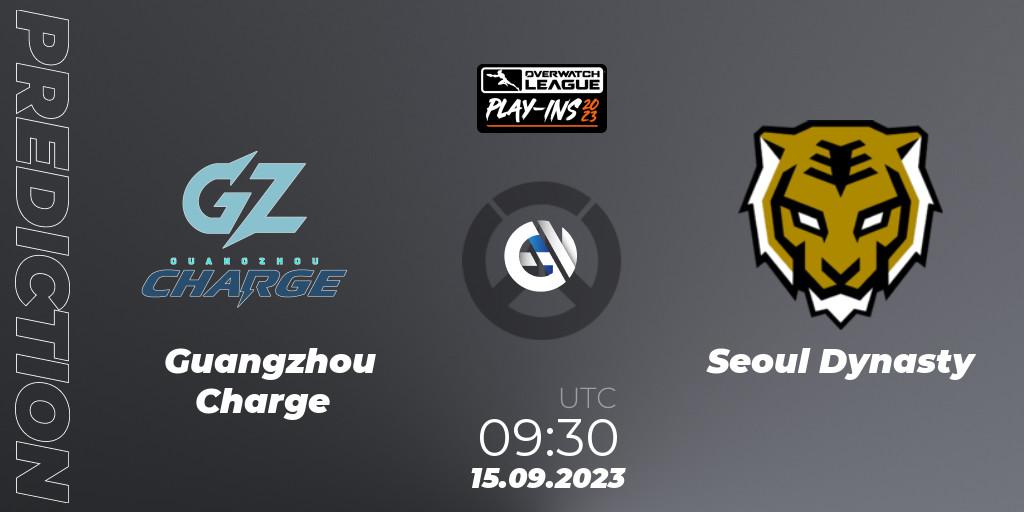 Guangzhou Charge - Seoul Dynasty: ennuste. 15.09.23, Overwatch, Overwatch League 2023 - Play-Ins