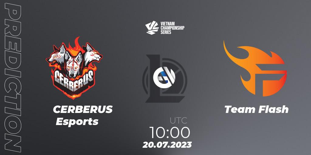 CERBERUS Esports - Team Flash: ennuste. 21.07.2023 at 10:00, LoL, VCS Dusk 2023