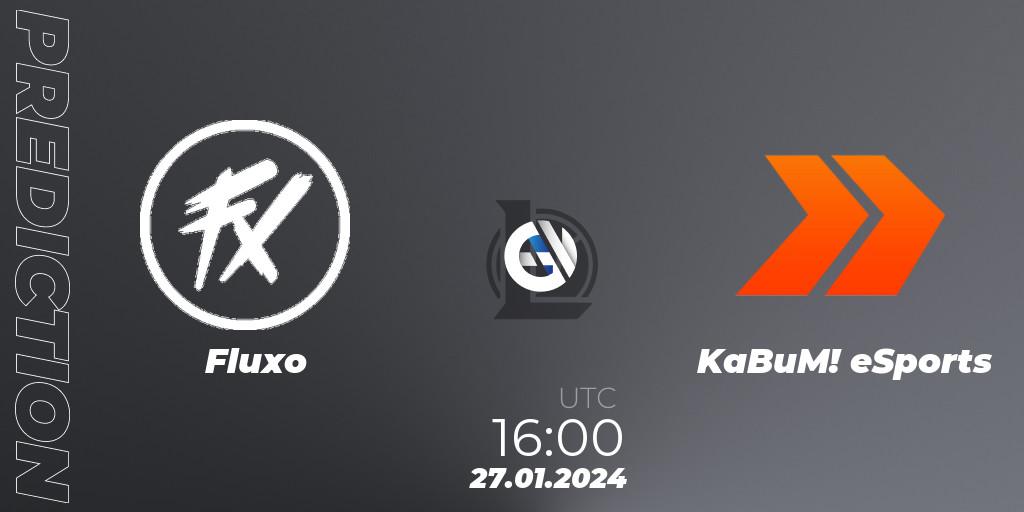 Fluxo - KaBuM! eSports: ennuste. 27.01.24, LoL, CBLOL Split 1 2024 - Group Stage