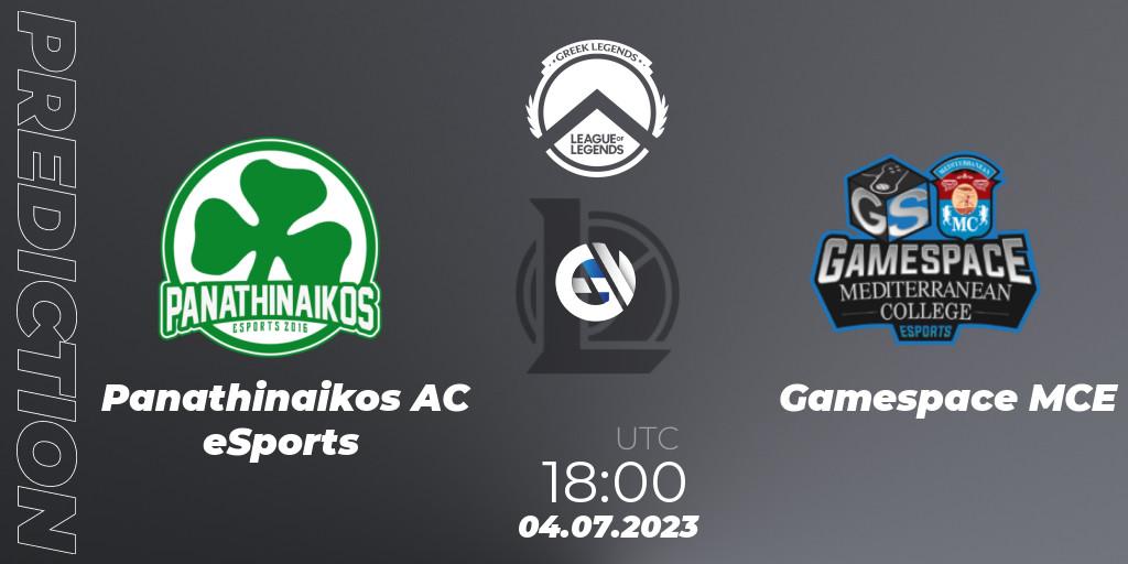 Panathinaikos AC eSports - Gamespace MCE: ennuste. 04.07.2023 at 18:00, LoL, Greek Legends League Summer 2023