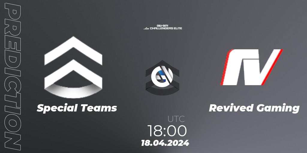 Special Teams - Revived Gaming: ennuste. 18.04.2024 at 18:00, Call of Duty, Call of Duty Challengers 2024 - Elite 2: EU