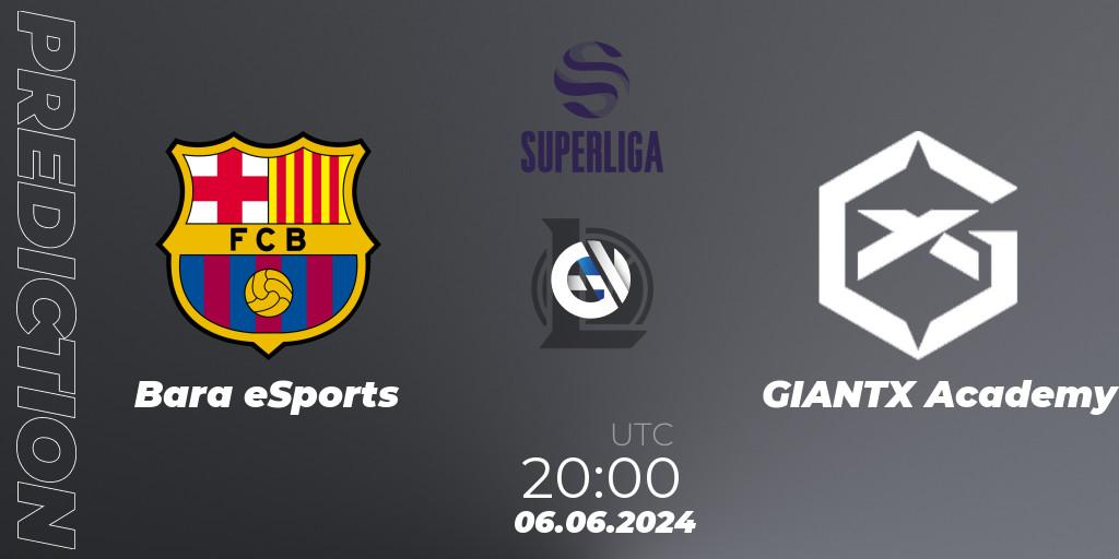 Barça eSports - GIANTX Academy: ennuste. 06.06.2024 at 20:00, LoL, LVP Superliga Summer 2024