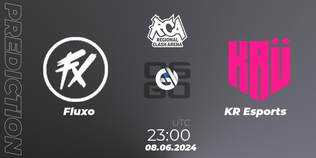 Fluxo - KRÜ Esports: ennuste. 08.06.2024 at 23:00, Counter-Strike (CS2), Regional Clash Arena South America