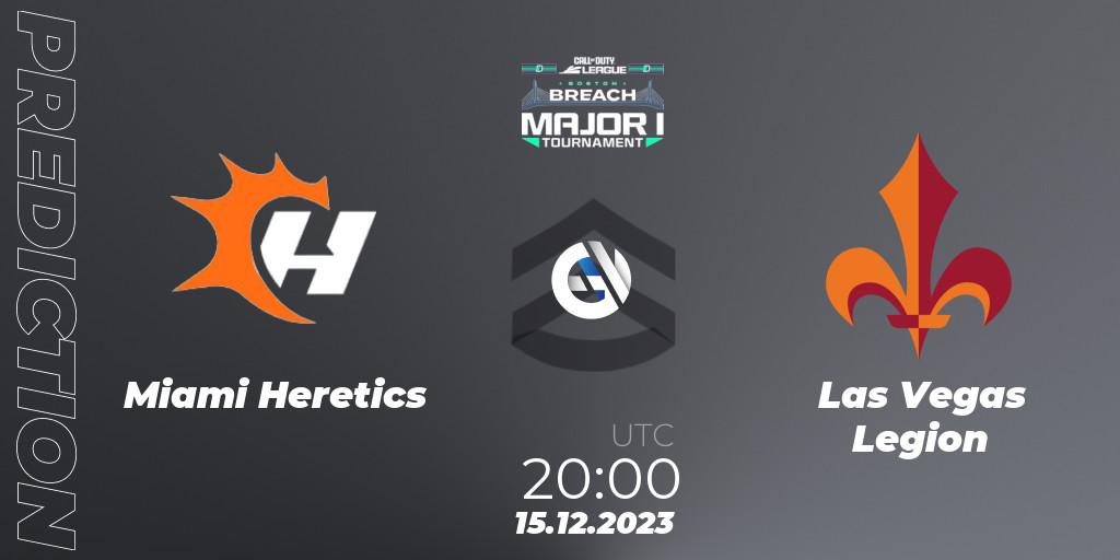 Miami Heretics - Las Vegas Legion: ennuste. 15.12.2023 at 20:00, Call of Duty, Call of Duty League 2024: Stage 1 Major Qualifiers