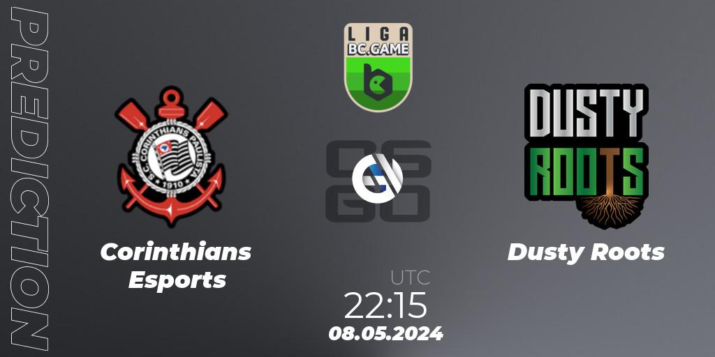 Corinthians Esports - Dusty Roots: ennuste. 08.05.2024 at 22:15, Counter-Strike (CS2), Dust2 Brasil Liga Season 3