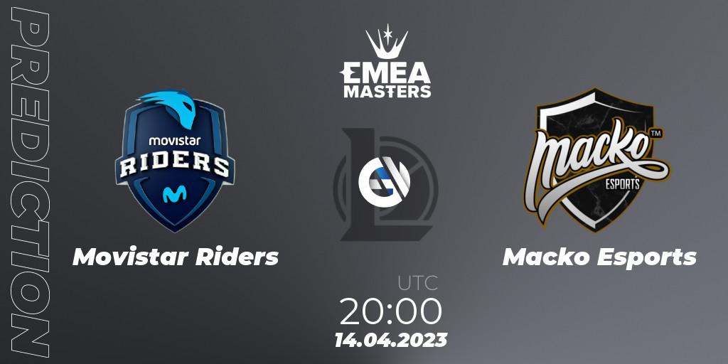 Movistar Riders - Macko Esports: ennuste. 14.04.2023 at 20:00, LoL, EMEA Masters Spring 2023 - Group Stage