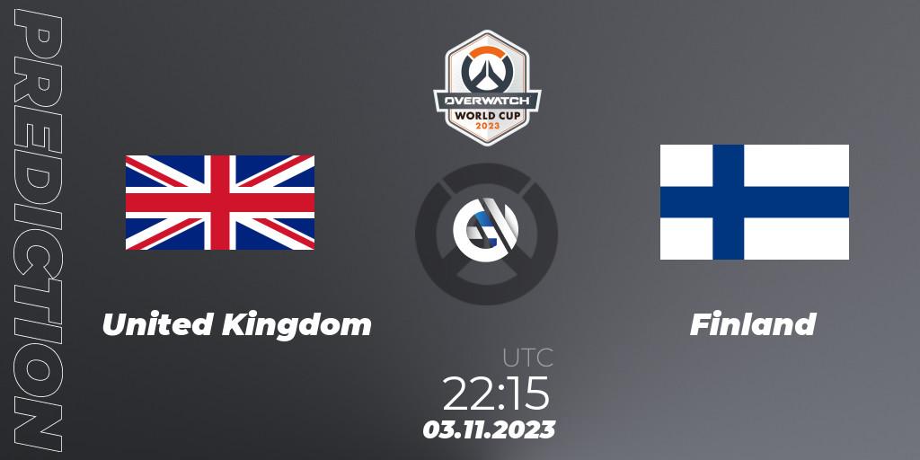 United Kingdom - Finland: ennuste. 03.11.23, Overwatch, Overwatch World Cup 2023