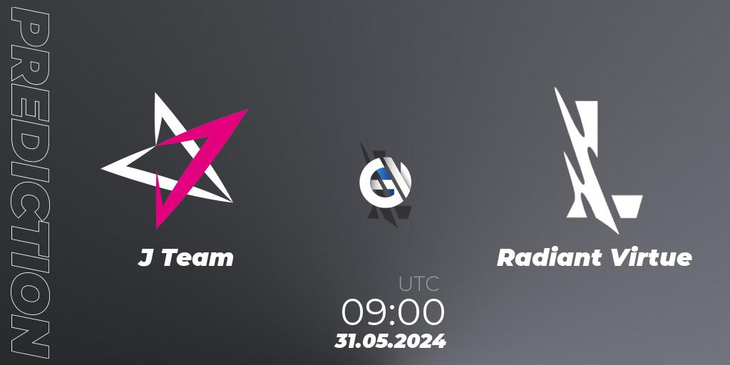 J Team - Radiant Virtue: ennuste. 31.05.2024 at 09:00, Wild Rift, Wild Rift Super League Summer 2024 - 5v5 Tournament Group Stage