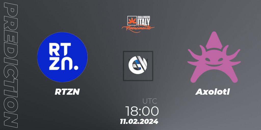 RTZN - Axolotl: ennuste. 11.02.24, VALORANT, VALORANT Challengers 2024 Italy: Rinascimento Split 1