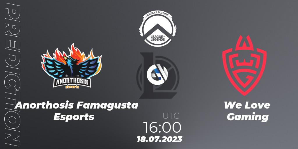 Anorthosis Famagusta Esports - We Love Gaming: ennuste. 18.07.23, LoL, Greek Legends League Summer 2023