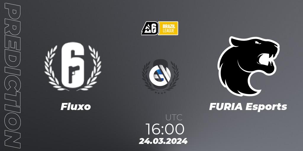 Fluxo - FURIA Esports: ennuste. 24.03.2024 at 16:00, Rainbow Six, Brazil League 2024 - Stage 1