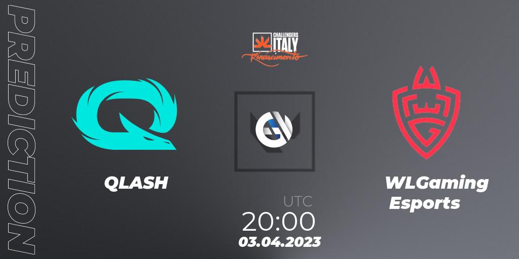 QLASH - WLGaming Esports: ennuste. 03.04.2023 at 20:10, VALORANT, VALORANT Challengers 2023 Italy: Rinascimento Split 2