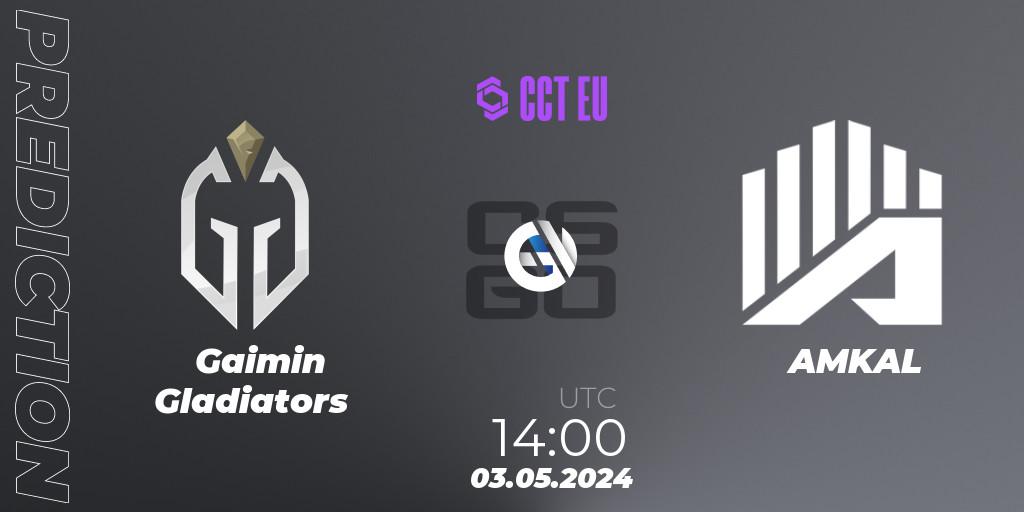 Gaimin Gladiators - AMKAL: ennuste. 03.05.2024 at 14:00, Counter-Strike (CS2), CCT Season 2 Europe Series 1