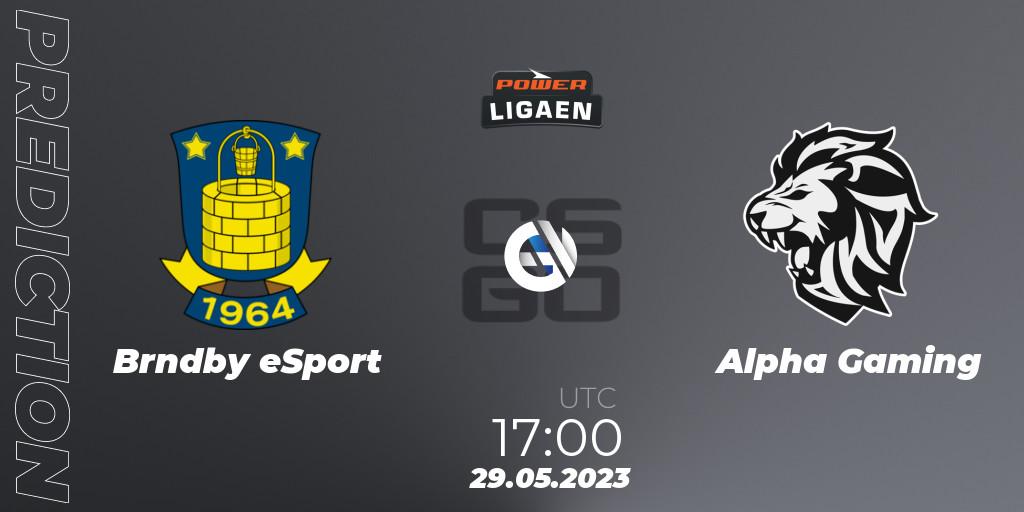 Brøndby eSport - Alpha Gaming: ennuste. 29.05.2023 at 17:00, Counter-Strike (CS2), Dust2.dk Ligaen Season 23