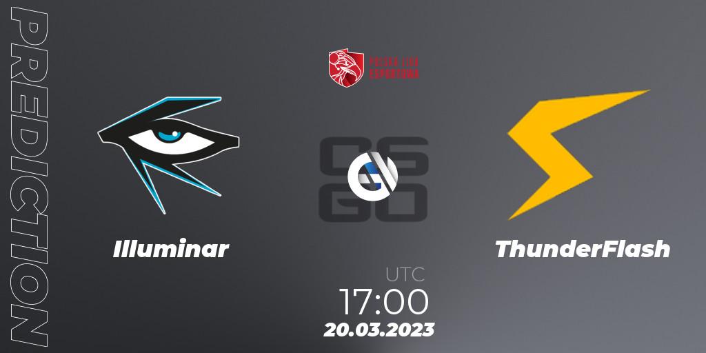 Illuminar - ThunderFlash: ennuste. 20.03.23, CS2 (CS:GO), Polska Liga Esportowa 2023: Split #1