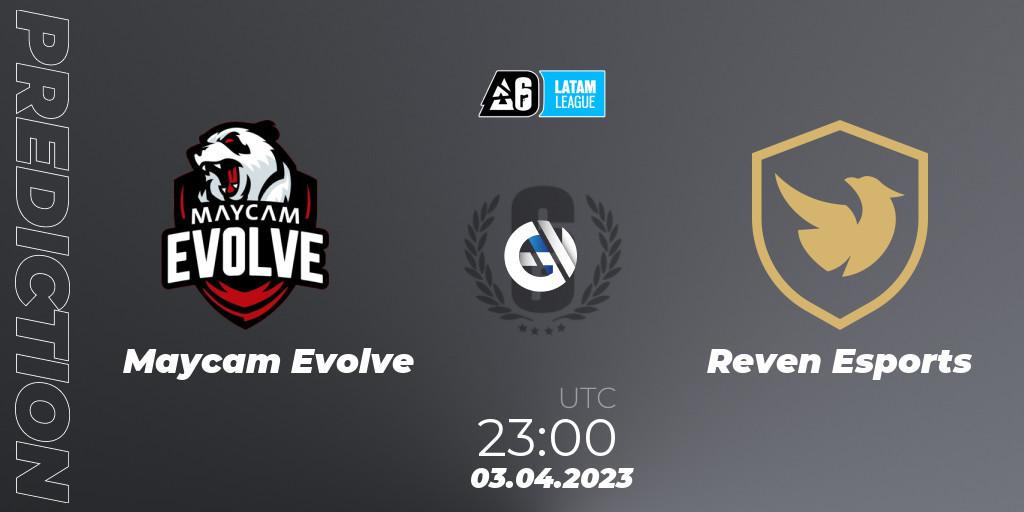 Maycam Evolve - Reven Esports: ennuste. 03.04.2023 at 23:00, Rainbow Six, LATAM League 2023 - Stage 1