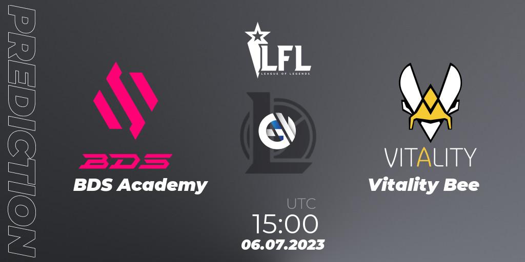 BDS Academy - Vitality Bee: ennuste. 06.07.2023 at 15:00, LoL, LFL Summer 2023 - Group Stage