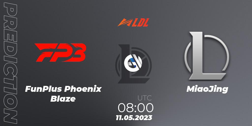 FunPlus Phoenix Blaze - MiaoJing: ennuste. 11.05.2023 at 08:00, LoL, LDL 2023 - Regular Season - Stage 2