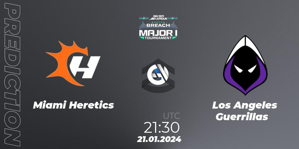 Miami Heretics - Los Angeles Guerrillas: ennuste. 20.01.2024 at 21:30, Call of Duty, Call of Duty League 2024: Stage 1 Major Qualifiers