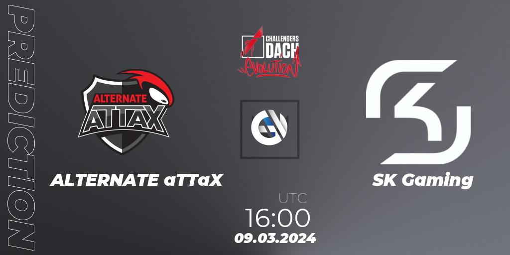 ALTERNATE aTTaX - SK Gaming: ennuste. 09.03.2024 at 16:00, VALORANT, VALORANT Challengers 2024 DACH: Evolution Split 1