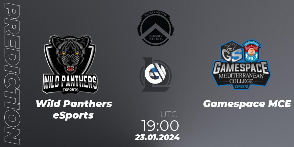Wild Panthers eSports - Gamespace MCE: ennuste. 23.01.2024 at 19:00, LoL, GLL Spring 2024