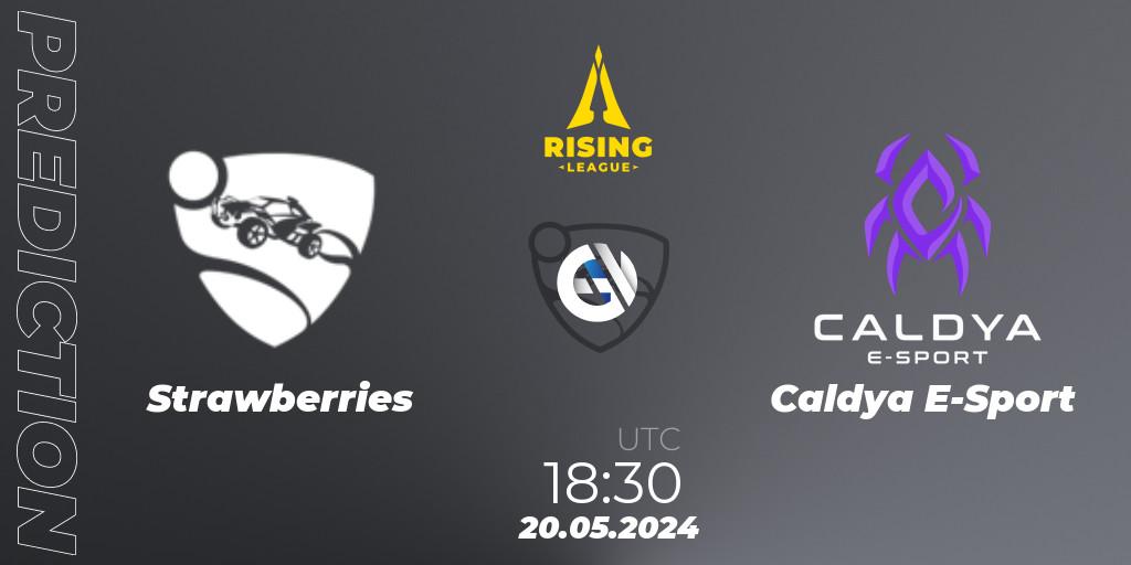 Strawberries - Caldya E-Sport: ennuste. 20.05.2024 at 18:30, Rocket League, Rising League 2024 — Split 1 — Main Event